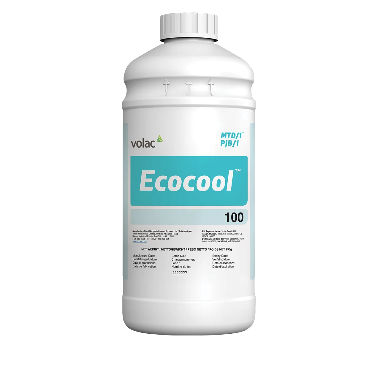 flasche mit siliermittel ecosyl ecocool, gegen nacherwärmung, bio, fuer stabilitaet in der grundfutterleistung